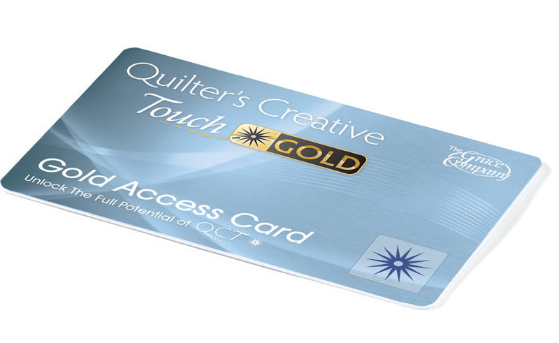 Juki Quilters Creative Touch Gold Card