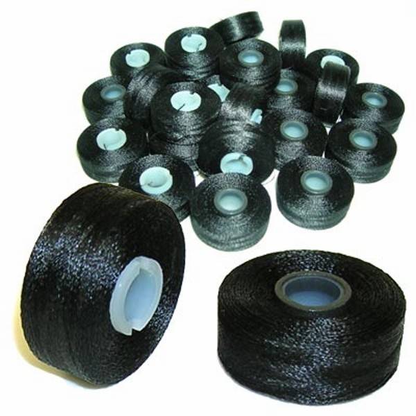 12704 Fil-Tec 69M Nylon Black Tex 70  43 yds 72 bobbins (1/2 gross)
