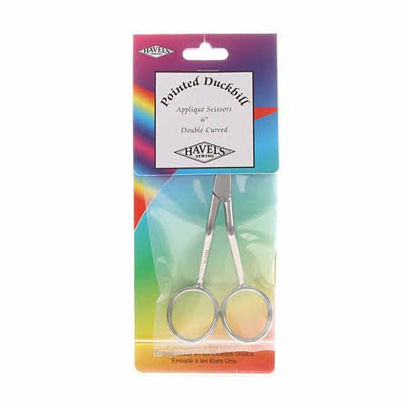 Havels Double Pointed Duckbill Applique Scissors 6in